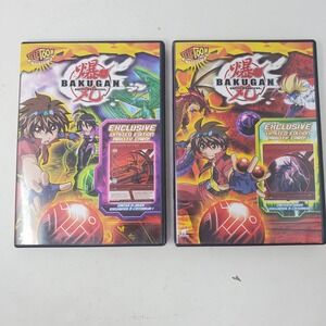 Bakugan Battle Brawlers Vol 1 & 2 DVD Set Teletoon Anime 2008 Region 1 English